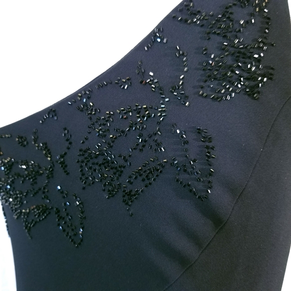 Jones NY Beaded One Shoulder Dress - Picture 6 of 11